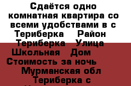 Сдаётся одно комнатная квартира со всеми удобствами в с.Териберка. › Район ­ Териберка › Улица ­ Школьная › Дом ­ 10 › Стоимость за ночь ­ 800 - Мурманская обл., Териберка с. Недвижимость » Квартиры аренда посуточно   . Мурманская обл.,Териберка с.